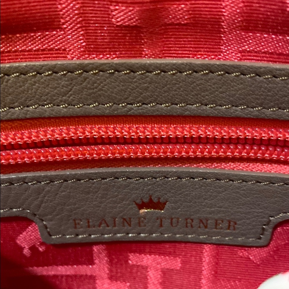 Elaine Turner Brown Fringe Crossbody Bag - Picture 6 of 11